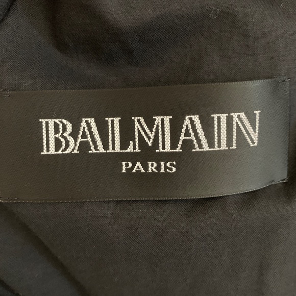Like new Balmain Leather Biker Jacket - Picture 5 of 11